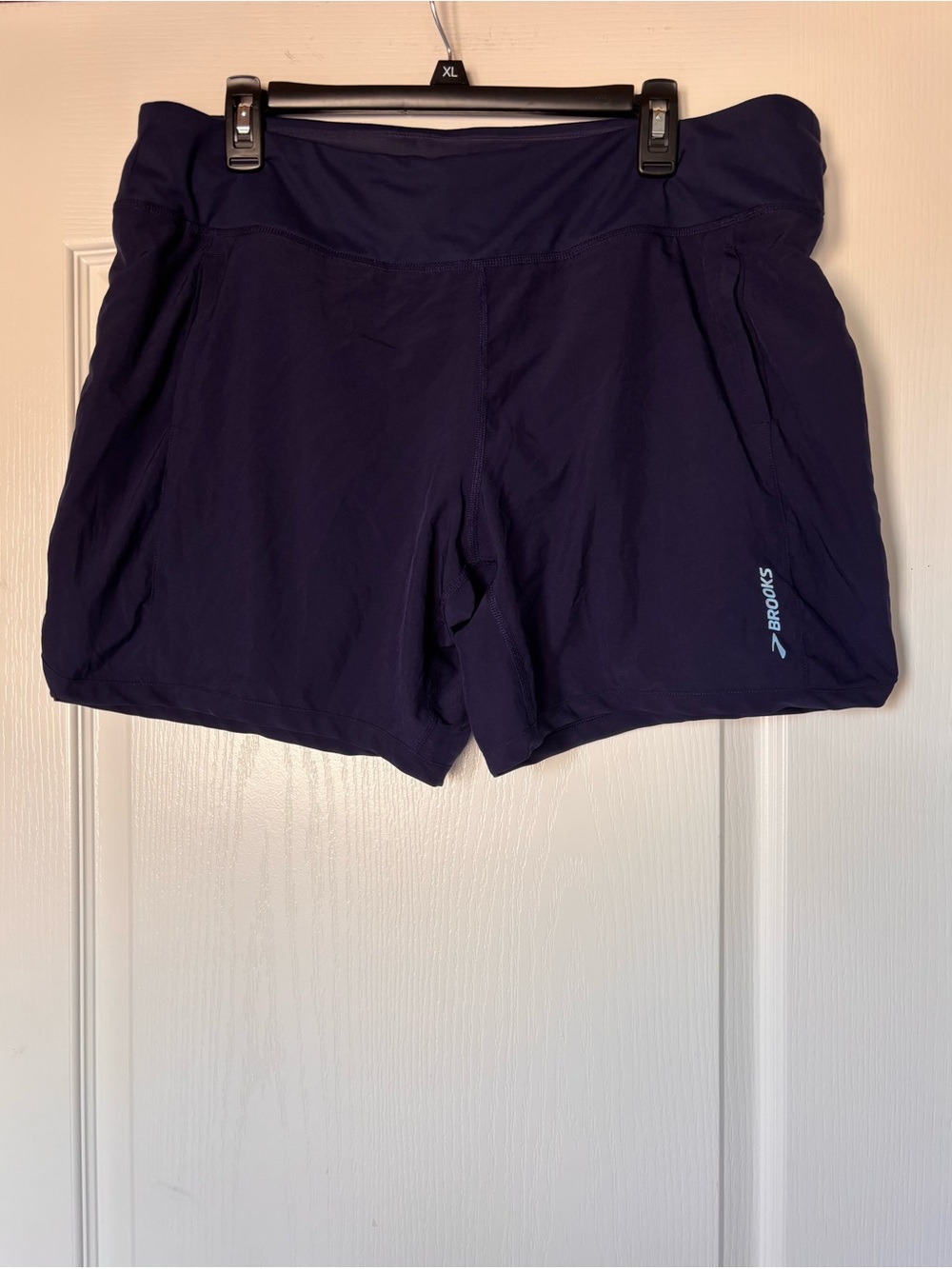 Brooks Chaser Running Shorts Blue Women's XL *flaw*